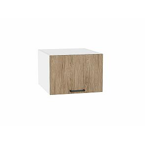 Шкаф верхний горизонтальный глубокий Флэт Natural Casella Oak 2S/Белый 358*500*574