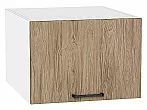 Шкаф верхний горизонтальный глубокий Флэт Natural Casella Oak 2S/Белый 358*500*574