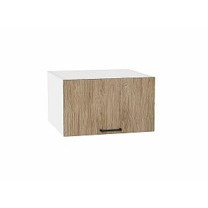 Шкаф верхний горизонтальный глубокий Флэт Natural Casella Oak 2S/Белый 358*600*574