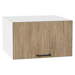 Шкаф верхний горизонтальный глубокий Флэт Natural Casella Oak 2S/Белый 358*600*574