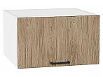 Шкаф верхний горизонтальный глубокий Флэт Natural Casella Oak 2S/Белый 358*600*574