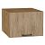 Шкаф верхний горизонтальный глубокий Флэт Natural Casella Oak 2S/Дуб Вотан 358*500*574