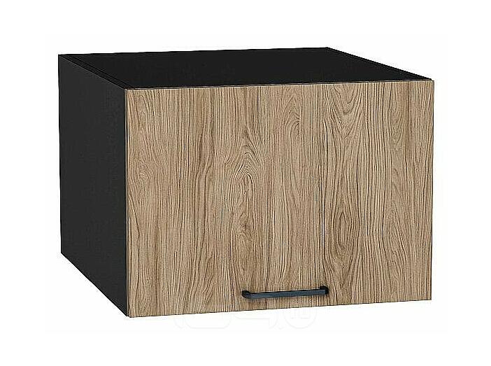 Шкаф верхний горизонтальный глубокий Флэт Natural Casella Oak 2S/Graphite 358*500*574