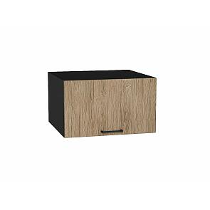 Шкаф верхний горизонтальный глубокий Флэт Natural Casella Oak 2S/Graphite 358*600*574