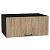 Шкаф верхний горизонтальный глубокий Флэт Natural Casella Oak 2S/Graphite 358*800*574