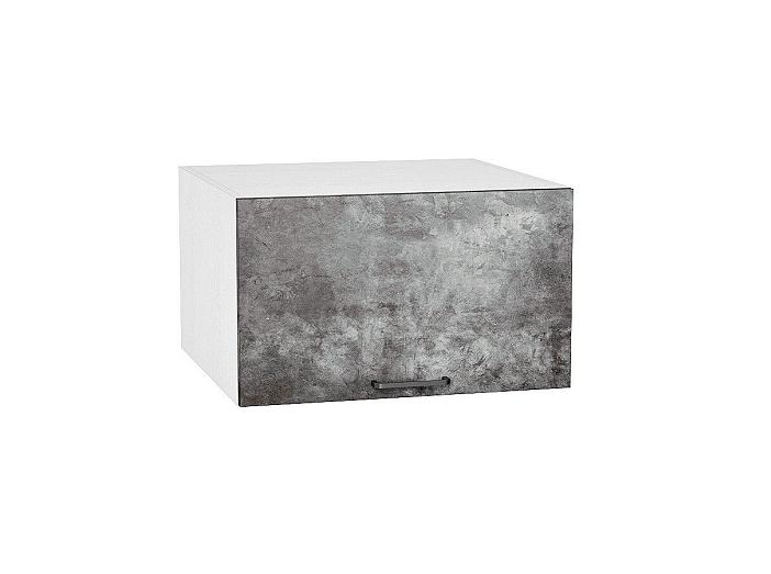 Шкаф верхний горизонтальный глубокий Флэт Temple Stone 2S/Белый 358*600*574