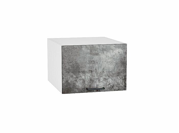 Шкаф верхний горизонтальный глубокий Флэт Temple Stone 2S/Белый 358*500*574