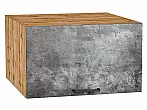 Шкаф верхний горизонтальный глубокий Флэт Temple Stone 2S/Дуб Вотан 358*600*574