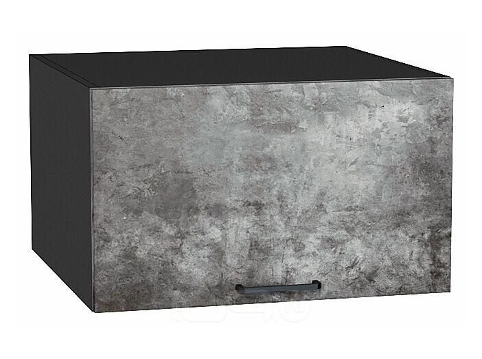 Шкаф верхний горизонтальный глубокий Флэт Temple Stone 2S/Graphite 358*600*574