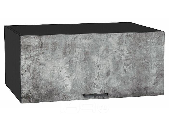 Шкаф верхний горизонтальный глубокий Флэт Temple Stone 2S/Graphite 358*800*574