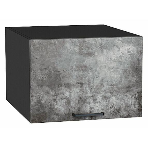 Шкаф верхний горизонтальный глубокий Флэт Temple Stone 2S/Graphite 358*500*574