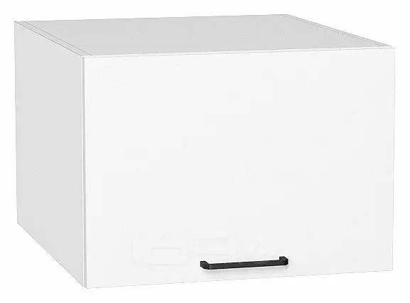 Шкаф верхний горизонтальный глубокий Флэт White In 2S/Белый 358*500*574