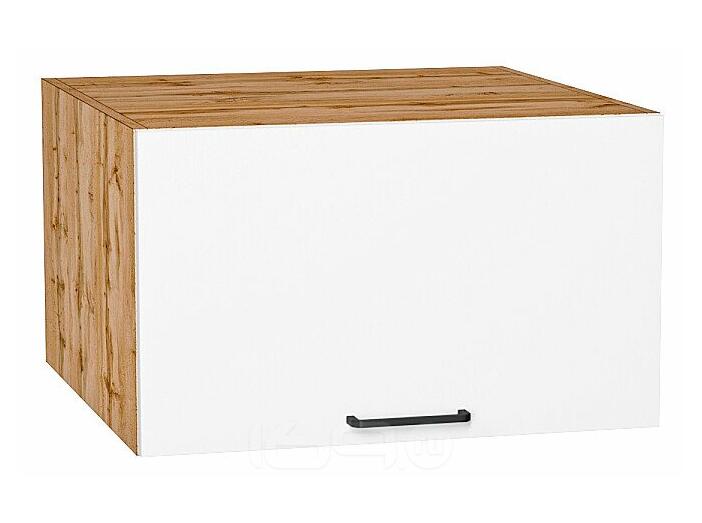 Шкаф верхний горизонтальный глубокий Флэт White In 2S/Дуб Вотан 358*600*574