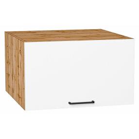 Шкаф верхний горизонтальный глубокий Флэт White In 2S/Дуб Вотан 358*600*574