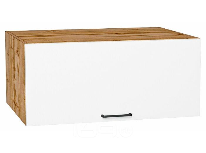 Шкаф верхний горизонтальный глубокий Флэт White In 2S/Дуб Вотан 358*800*574