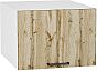 Шкаф верхний горизонтальный глубокий Флэт Wotan Oak 2S/Белый 358*500*574