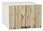 Шкаф верхний горизонтальный глубокий Флэт Wotan Oak 2S/Белый 358*500*574
