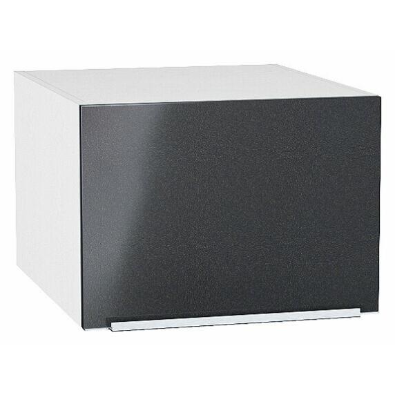 Шкаф верхний горизонтальный глубокий Фьюжн Anthracite Белый 358*500*576