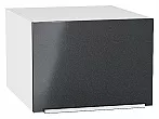 Шкаф верхний горизонтальный глубокий Фьюжн Anthracite Белый 358*500*576