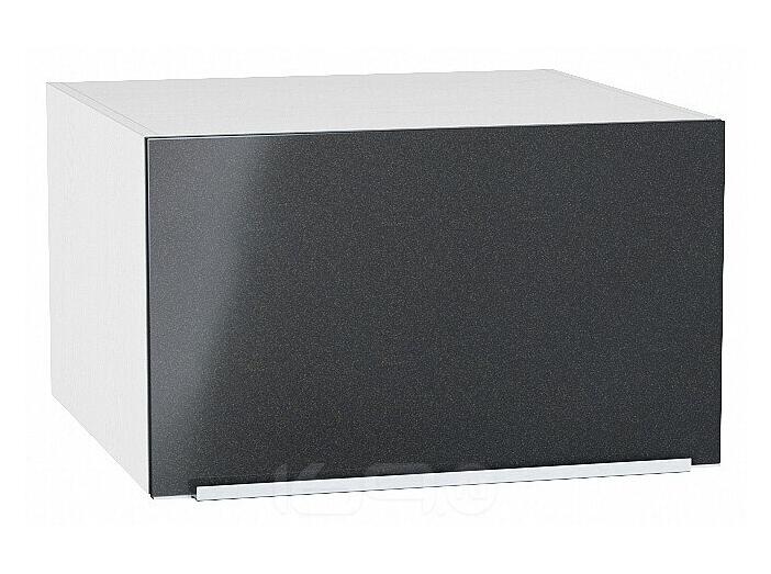 Шкаф верхний горизонтальный глубокий Фьюжн Anthracite Белый 358*600*576
