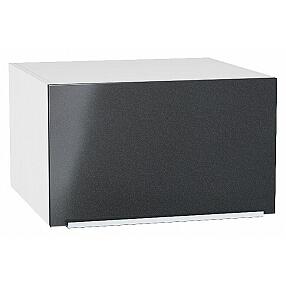 Шкаф верхний горизонтальный глубокий Фьюжн Anthracite Белый 358*600*576