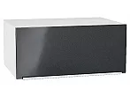 Шкаф верхний горизонтальный глубокий Фьюжн Anthracite Белый 358*800*576