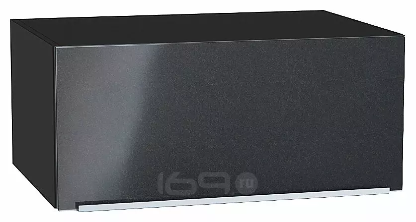 Шкаф верхний горизонтальный глубокий Фьюжн Anthracite Graphite 358*800*576