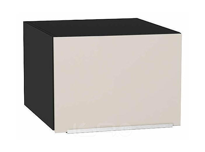 Шкаф верхний горизонтальный глубокий Фьюжн Cream Silk/Graphite 358*500*576