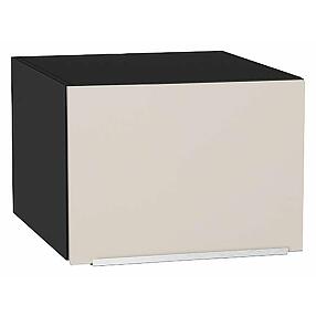 Шкаф верхний горизонтальный глубокий Фьюжн Cream Silk/Graphite 358*500*576