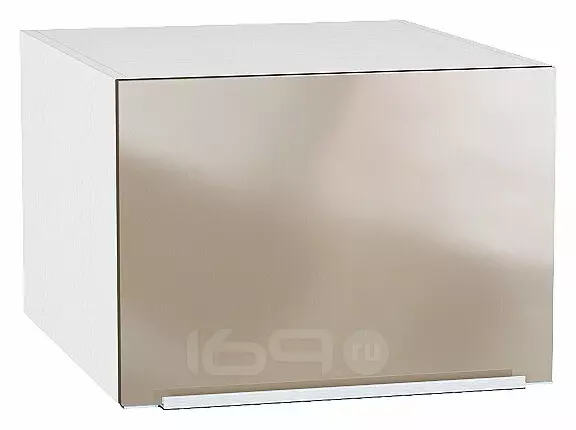Шкаф верхний горизонтальный глубокий Фьюжн Gallant Белый 358*500*576