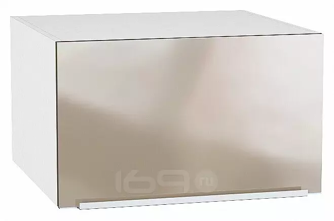 Шкаф верхний горизонтальный глубокий Фьюжн Gallant Белый 358*600*576