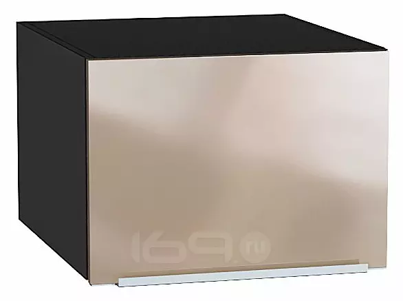 Шкаф верхний горизонтальный глубокий Фьюжн Gallant Graphite 358*500*576
