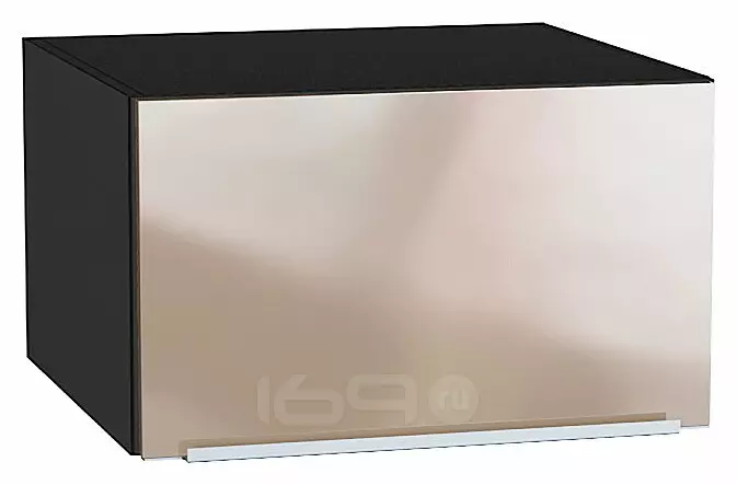 Шкаф верхний горизонтальный глубокий Фьюжн Gallant Graphite 358*600*576