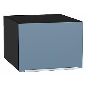 Шкаф верхний горизонтальный глубокий Фьюжн Silky Blue Graphite 358*500*576