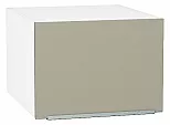 Шкаф верхний горизонтальный глубокий Фьюжн Silky Grey Белый 358*500*576