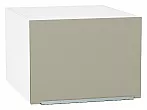 Шкаф верхний горизонтальный глубокий Фьюжн Silky Grey Белый 358*500*576