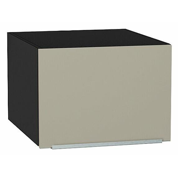 Шкаф верхний горизонтальный глубокий Фьюжн Silky Grey Graphite 358*500*576