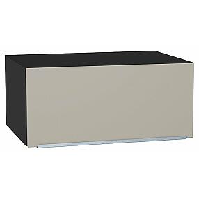 Шкаф верхний горизонтальный глубокий Фьюжн Silky Grey Graphite 358*800*576