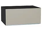 Шкаф верхний горизонтальный глубокий Фьюжн Silky Grey Graphite 358*800*576