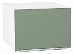 Шкаф верхний горизонтальный глубокий Фьюжн Silky Mint Белый 358*500*576