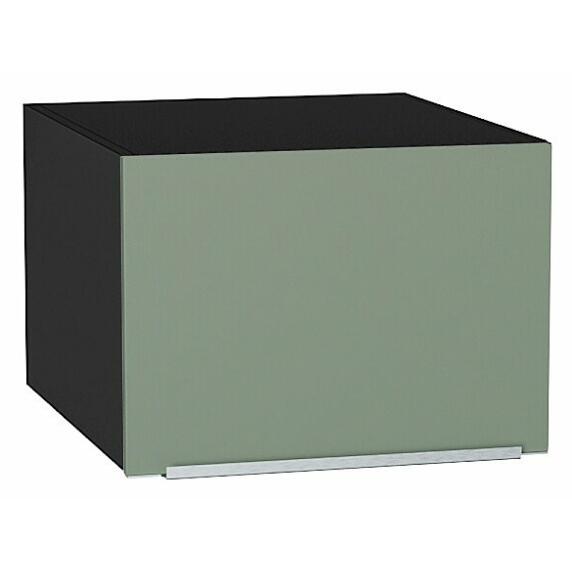 Шкаф верхний горизонтальный глубокий Фьюжн Silky Mint Graphite 358*500*576