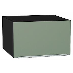 Шкаф верхний горизонтальный глубокий Фьюжн Silky Mint Graphite 358*600*576
