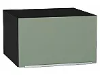 Шкаф верхний горизонтальный глубокий Фьюжн Silky Mint Graphite 358*600*576