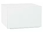 Шкаф верхний горизонтальный глубокий Фьюжн Silky White Белый 358*600*576