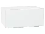 Шкаф верхний горизонтальный глубокий Фьюжн Silky White Белый 358*800*576