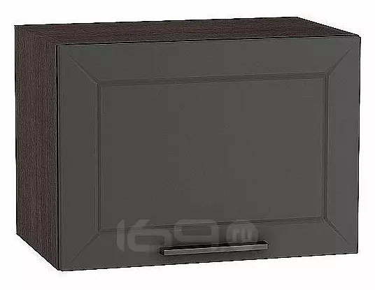 Шкаф верхний горизонтальный глубокий Глетчер Маренго Силк Graphite 358*500*574