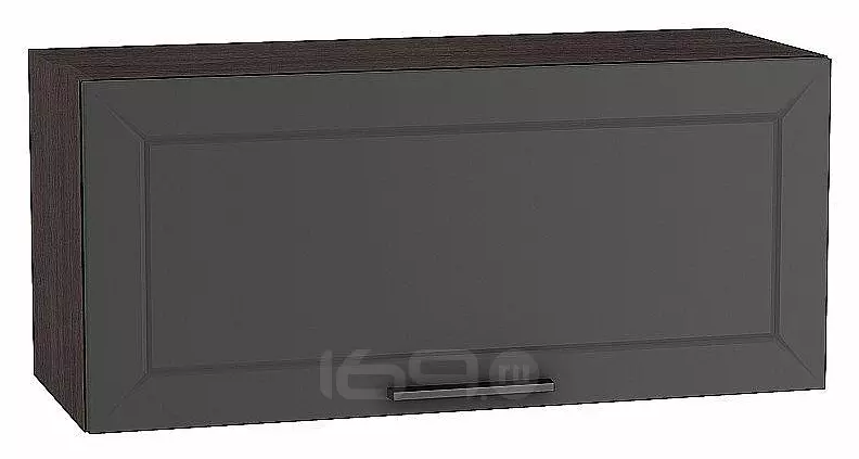 Шкаф верхний горизонтальный глубокий Глетчер Маренго Силк Graphite 358*800*574