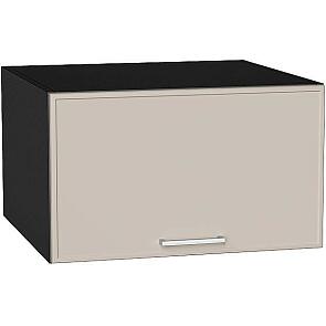 Шкаф верхний горизонтальный глубокий Квадро Кашемир/Graphite 358*600*577