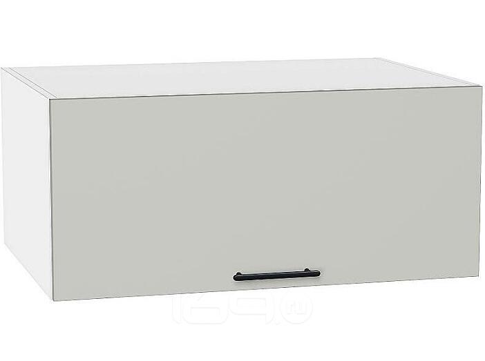 Шкаф верхний горизонтальный глубокий Лайт Special Grey/Белый 358*800*574