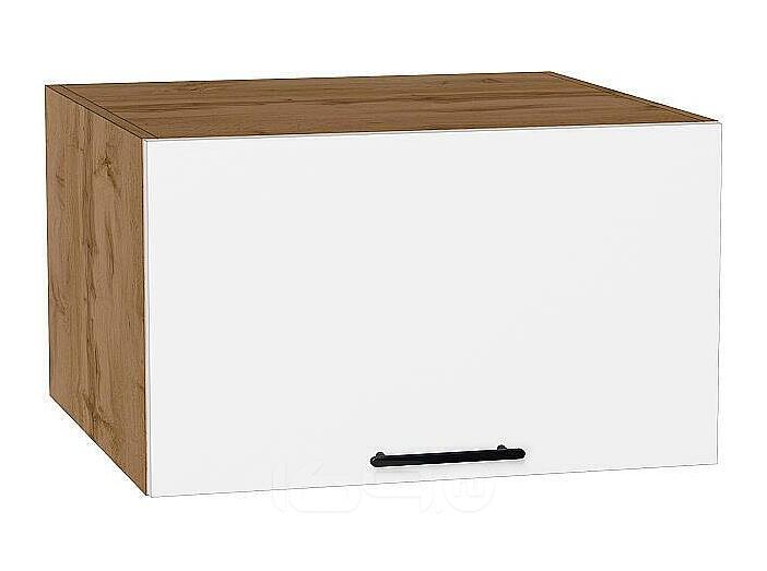 Шкаф верхний горизонтальный глубокий Лайт Special White/Дуб Вотан 358*600*574